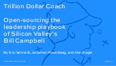 Trillion Dollar Coach Book (Bill Ca...