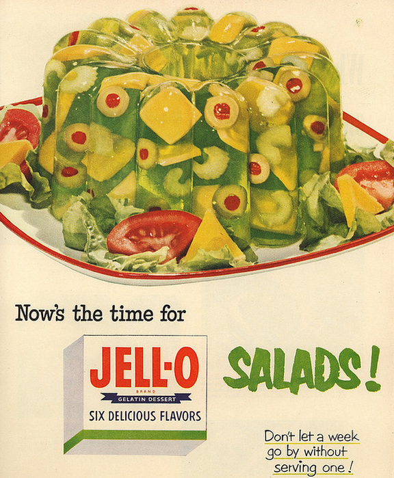 Resultado de imagem para jello molds 1960s